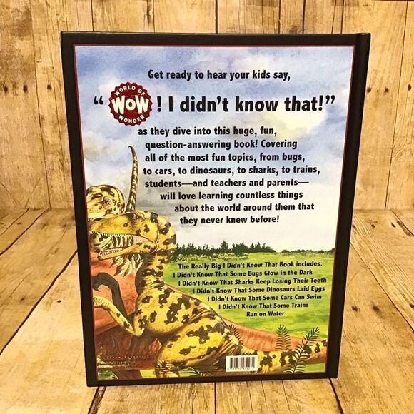 I Didn’t Know That Book Bugs Sharks Dinos Cars Trains - Picture 2 of 6